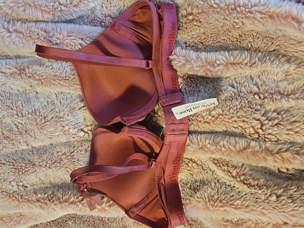 New La Vie En Rose Demi Push Up Bra 34A Rose - Picture 4 of 10